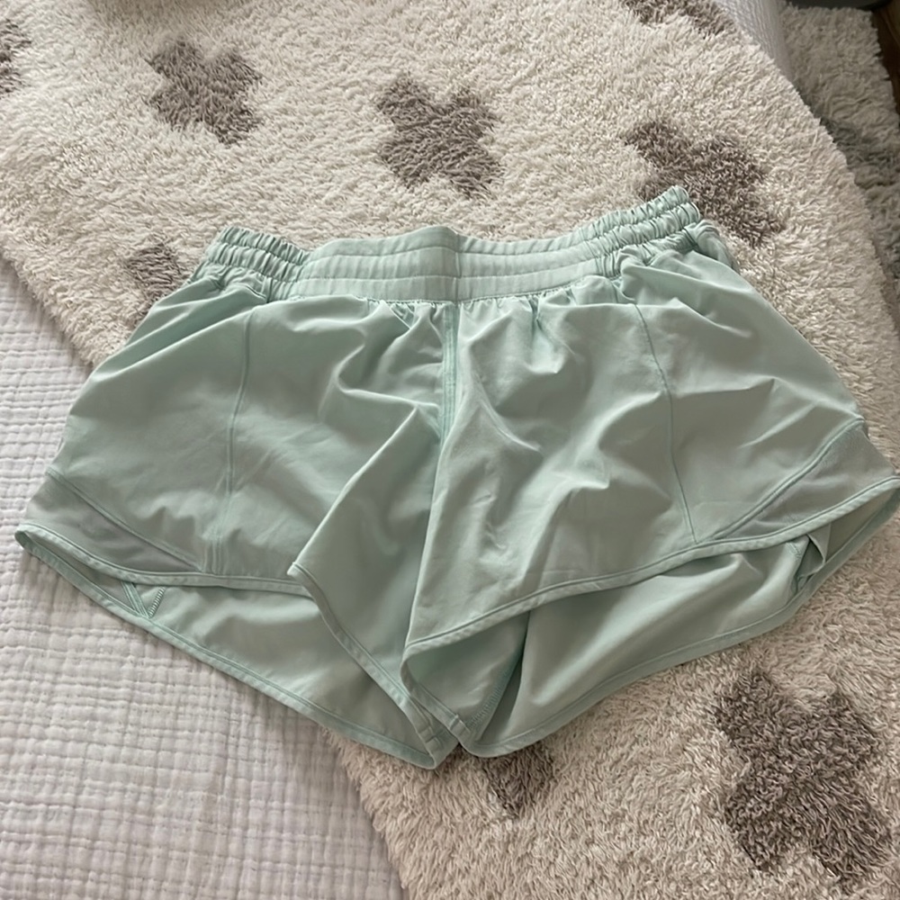 lululemon athletica Mint Green Athletic Shorts